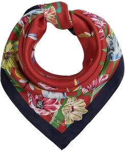 Kate Spade New York Women’s Tulip Dragonfly Silk Square Scarf - Imagen 1 de 13