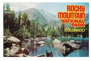 BEAR LAKE Long's Peak ROCKY MOUNTAIN NATIONAL PARK Colorado CO Postcard - Picture 1 of 2