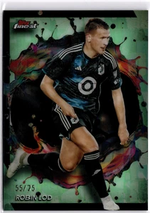 Robin Lod 2024 Topps Finest MLS Green Refractor #249 Minnesota United #55/75 - Bild 1 von 2