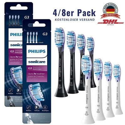 4/8 uds Philips Sonicare G3 Premium Gum Care negro/blanco oferta diaria envío exprés - Imagen 1 de 4