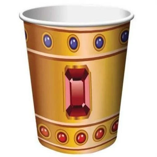 Buried Treasure 9 oz Hot/Cold Paper Cups 8 Pack Birthday Party - Image 1 of 1