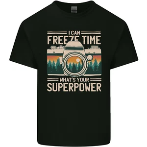 T-Shirt Photographe Enfants Freeze Time Garçons Filles - Picture 1 of 67