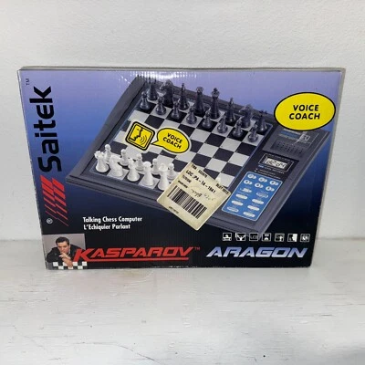 Saitek Kasparov Aragon Talking Chess Computer Vintage 1998 - Image 1 of 4