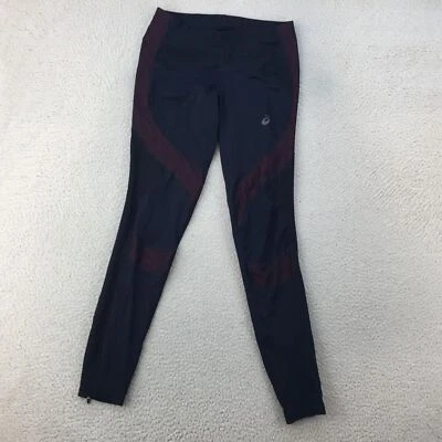 Asics Black Polyester Gym Leggings Fitness Sports Running Yoga Women UK Medium - Image 1 of 4