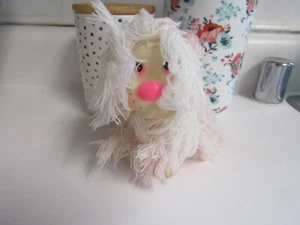 Shaggy Doggy Mama Fluppy Hunde MINI Welpe HUND Gummispielzeug mit Garn Haare KO - Bild 1 von 4