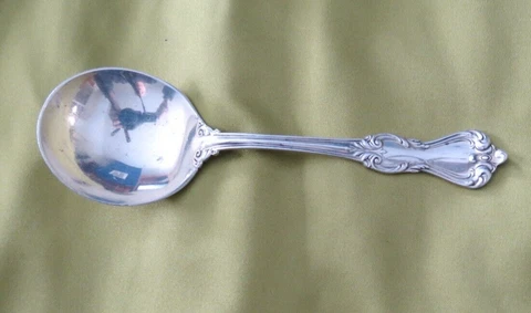 Reed & Barton Marlborough Sterling Silver Soup Spoon(6) 6" No Monogram Cover