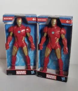 2 X Hasbro Marvel Iron Man (2019) Action Figure 9” Inches Tall - NEW - Picture 1 of 4