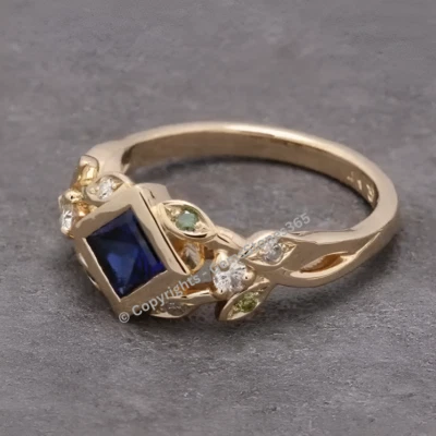 Men’s 13.4 Grams TCJI 10K Gold Lab Grown 5 Carat Oval Ruby Ring Sz 9 US; S UK - Image 1 of 4