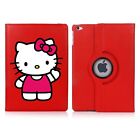 Hello Kitty Personalised Rotating Case Cover For All Apple Ipad Tablets
