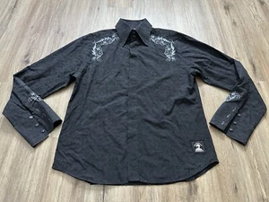 The Jimi Hendrix Experience Purple Label Long Sleeve Men’s Embroidered Shirt XL - Picture 1 of 13