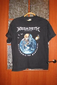 Vintage 2005 MEGADEATH  T-Shirt , Black Mall the Universe Tour shirt  -size L - Picture 1 of 5