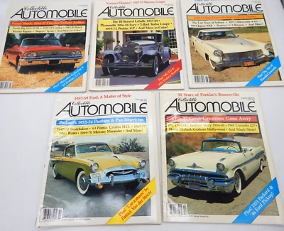 Lot of 5 Collectible Automobile Magazine 1986 - Image 1 of 4