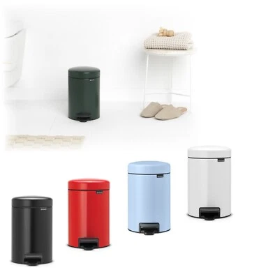 Brabantia Mülleimer Abfalleimer NewIcon Treteimer 3 Liter Eimer Badeimer - Bild 1 von 2