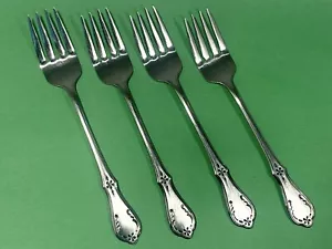 Vintage Northland Stainless Steel Salad Forks Northern Star Set Of 4 - Picture 1 of 5