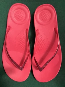 FITFLOP IQUSHION SPARKLE “Wild Raspberry “FLIP FLOPS Uk 6 “NEW “ - Picture 1 of 3