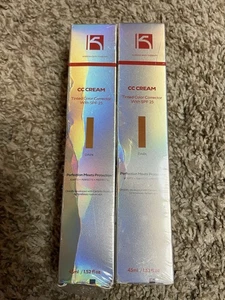 KOREAN SKIN THERAPY CC CREAM Tinted Color Corrector With SPF 25 DARK - FREE SHIP - Picture 1 of 1