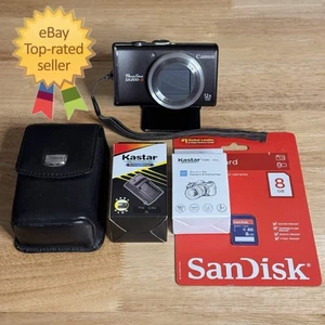 ⚡️CANON PowerShot SX200 IS 12.1MP Digital Camera Black BUNDLE -NEAR MINT⚠️TESTED - Picture 1 of 15