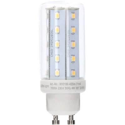 LED Leuchtmittel T30 Röhre 4W GU10 Corn 3000K warmweiß Lampe Röhren 80x30 360° - Bild 1 von 2