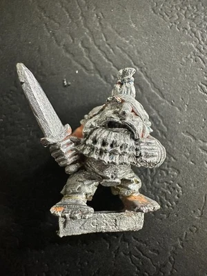 Citadel Warhammer  80s Dwarves Marauder GS3 Dwarf Giant Slayer Metal OOP DW17 - Image 1 of 2