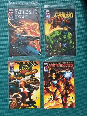 Taco Bell Comic Book 1st Lot Iron Man Fantastic Four The Avengers Hulk X-Men 4