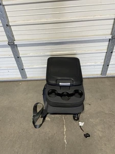 2003-2024 Dodge Ram 1500 2500 3500 Center Jump Seat Console BLACK & GRAY CLOTH - Picture 1 of 8