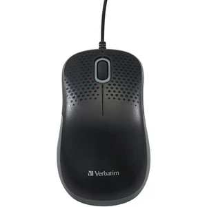 VERBATIM® Silent Corded Optical Mouse - Picture 1 of 3