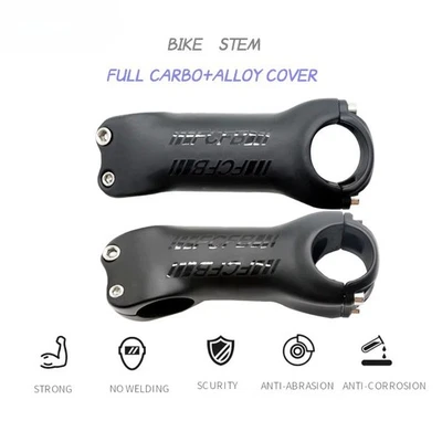 Carbon Bike Stem 31.8mm MTB Road Bicycle Handlebar Stem Angle 6/17 Degree Parts - Image 1 of 4