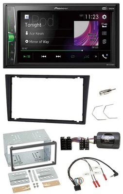 Pioneer 2DIN Lenkrad DAB USB Bluetooth Autoradio für Opel Corsa C Vectra C charc - Bild 1 von 4
