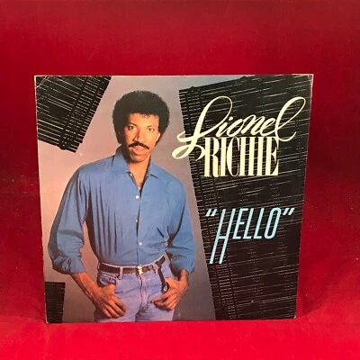 LIONEL RICHIE Hello 1983 UK 7" vinyl Single Motown record original 45 F - Image 1 of 4