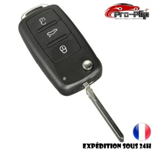 CLE PLIP Volkswagen Transporter Sharan Scirocco Touran Tiguan 3 boutons COQUE TE - Bild 1 von 1