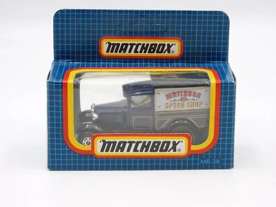 Matchbox Superfast Ford model A speed shop vintage 80s MB-38 in BOX Macau - Immagine 1 di 3