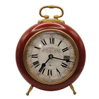 Cafe De La Tour Red & Gold Pocket Watch Style STANDING Large Table Clock Works