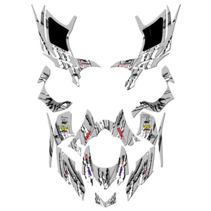 Kit de Gráficos Senge Gris Senge TRX 700XX SHREDDER TODOS LOS AÑOS COMPATIBLE CON Honda - Imagen 1 de 7