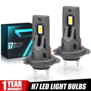 H7 LED Headlight Bulbs Replace HID Xenon Super Bright 6000K White Conversion Kit - Picture 1 of 13