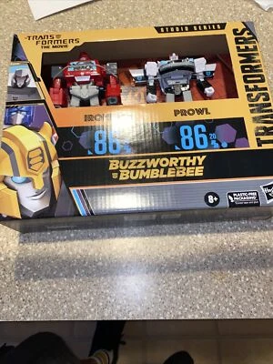 TRANSFORMERS STUDIO SERIES BUZZWORTHY BUMBLEBEE IRONHIDE PROWL TARGET EXCLUSIVO! Foto 1 de 4