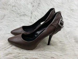 SIMPLY VERA Wang Brown Heels Size 7.5 M - Picture 1 of 6