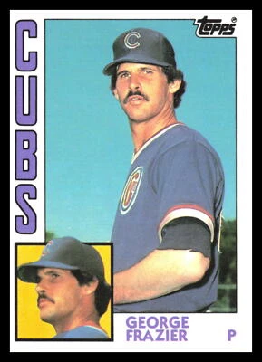 1984 Topps Traded George Frazier #39T    Chicago Cubs  C1 - Image 1 of 2