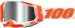100% Racecraft 2 Goggles - Orange - Silver Flash Mirror 50010-00013 - Picture 1 of 2