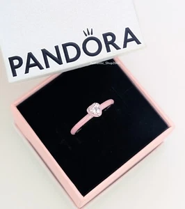 NEW 100% Authentic PANDORA ME 925 ALE Pink Chakra Heart Ring 193088C02 - Picture 1 of 9