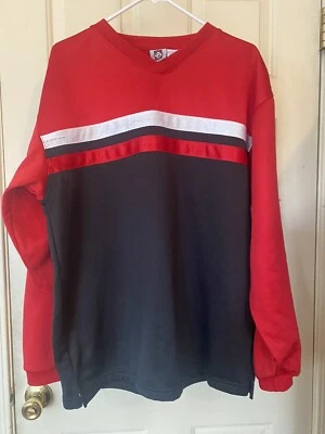 Franklin Sports Men's Sweatshirt size large Red White and Black Crew pullover - Image 1 of 4