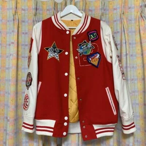 BIGBANG Stadionjacke Rot L - Bild 1 von 4