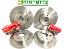 Mercedes CLS Coupe 320CDi C219 04/05- Front Rear Brake Discs Pads Dimple Grooved