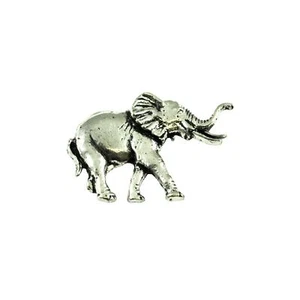 African Elephant Pewter Lapel Pin Badge Brooch Conservation BNWT/NEW Gift - Foto 1 di 1