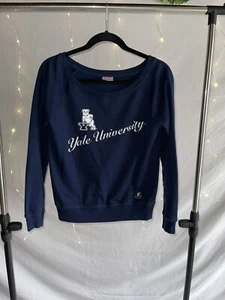 Vintage Yale University Soffe Crewneck Sweatshirt Navy Size Small Womens  - Picture 1 of 4