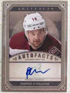2013-14 Upper Deck ARTIFACTS AUTOFACTS #A-PO Patrick Sullivan Phoenix Coyotes - Picture 1 of 2