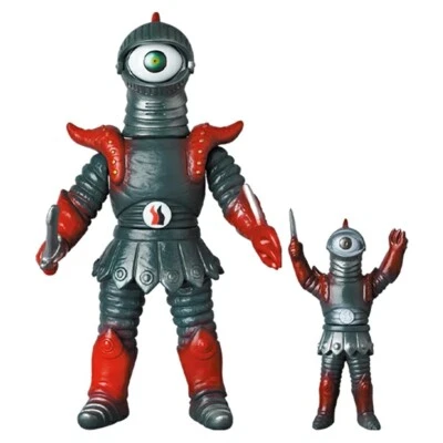 Medicom Toy Kikaider 01 Shadow Knight New Color & Mini Soft Vinyl Sofubi Foto 1 de 4