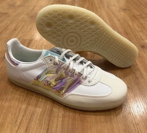 Size 10 - adidas Samba OG White Iridescent GX1024 New Without Box - Picture 1 of 5