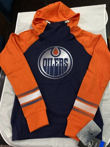 Edmonton Oilers NEW Youth Girls Large (14) Hooded Sweatshirt . NHL Hoodie Cover
