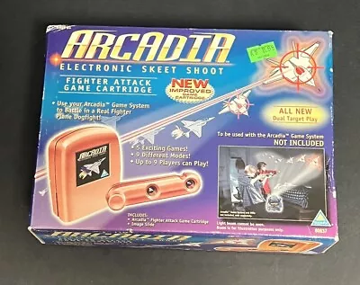 Arcadia Electronic Skeet Shoot Fighter Attack Game Cartridge Image Slide Sealed - Image 1 of 4