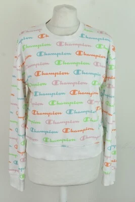 CHAMPION White Crewneck Jumper size XL Boys Sportswear Pullover Outdoors - Image 1 of 4